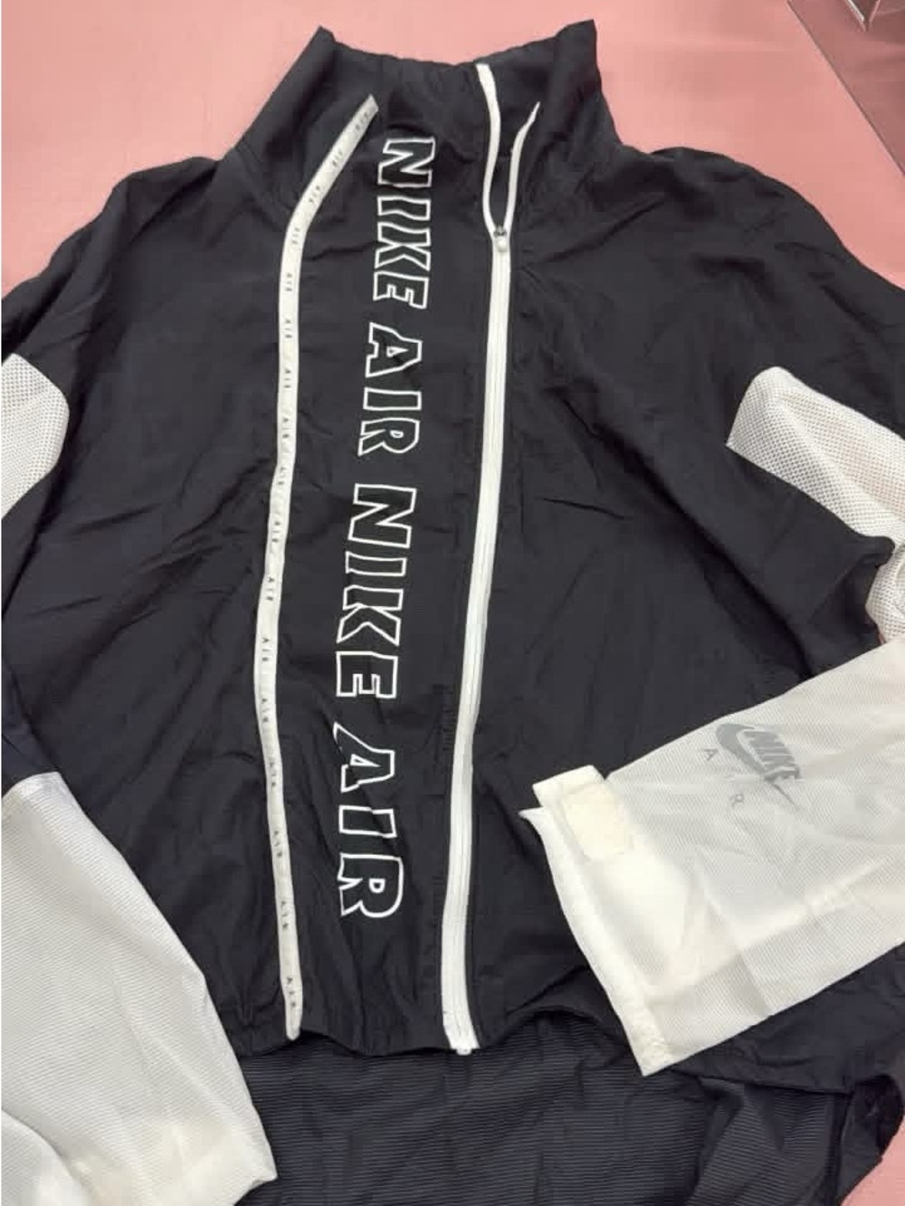 Nike Black & White Nike Air Bomber Track Jacket